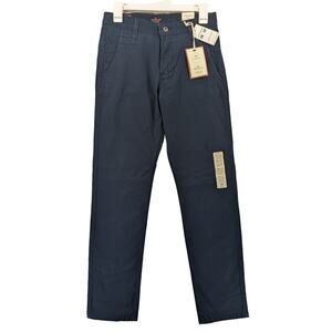 Dockers Alpha Khaki Pants W28 L32 Navy Slim Tapered Fit The Broken‎ In Low Rise